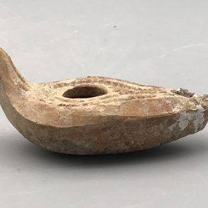 Roman Terracotta Oil Lamp – Ancient Mould-Made Example