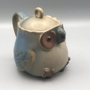 Stoneware Owl Teapot by Kashiwa Craft – Seto Ware Studio Pottery